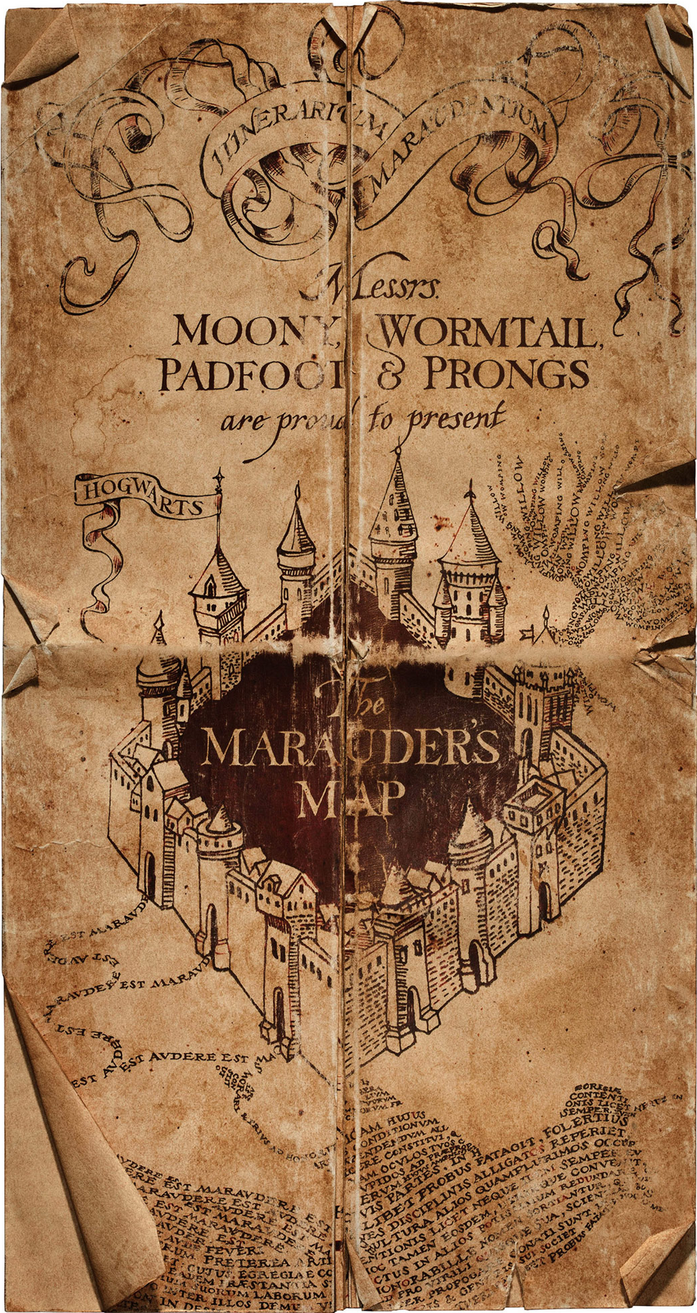 Marauder's Map Harry Potter Wiki