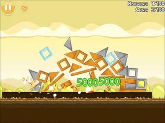 Official Angry Birds Walkthrough Mighty Hoax 5-14