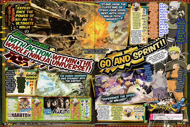 Archivo:Naruto Storm 4 Scan Detalles de combate por la pared y Anuncio de kakashi.png