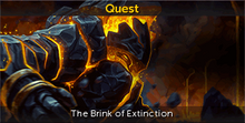 The Brink of Extinction noticeboard