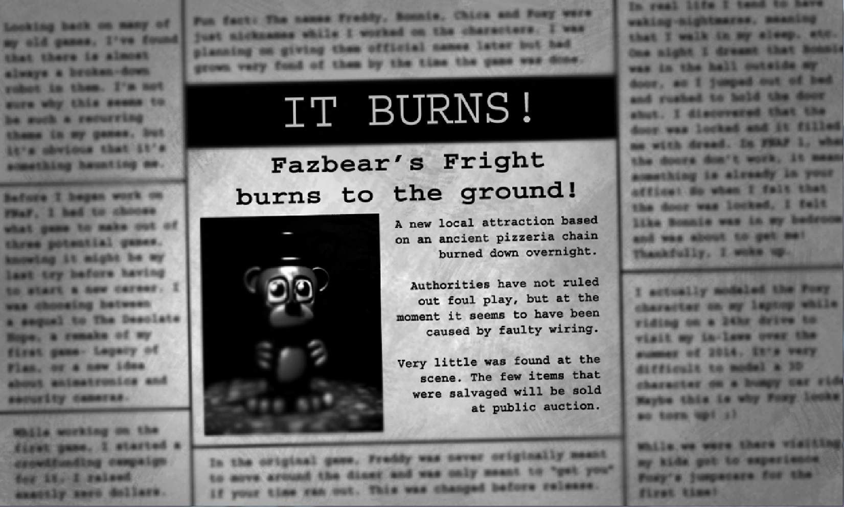 Image FNAF ending paper.png Five Nights at Freddy's Wiki