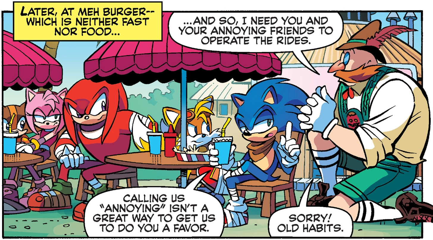 Meh Burger (location) Sonic News Network, the Sonic Wiki