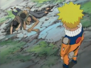 Naruto derrota a Kamikiri y a Jigumo