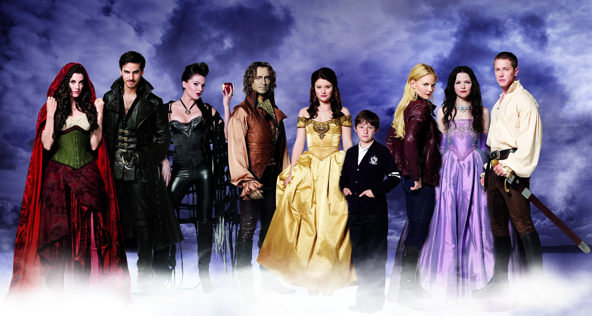 Once_Upon_a_Time_Saison_2_cast_Scarlett_Chaperon_Rouge_Killian_Jones
