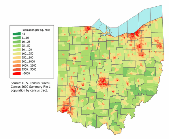 Image - Ohio population map.png - Campaigns Wikia