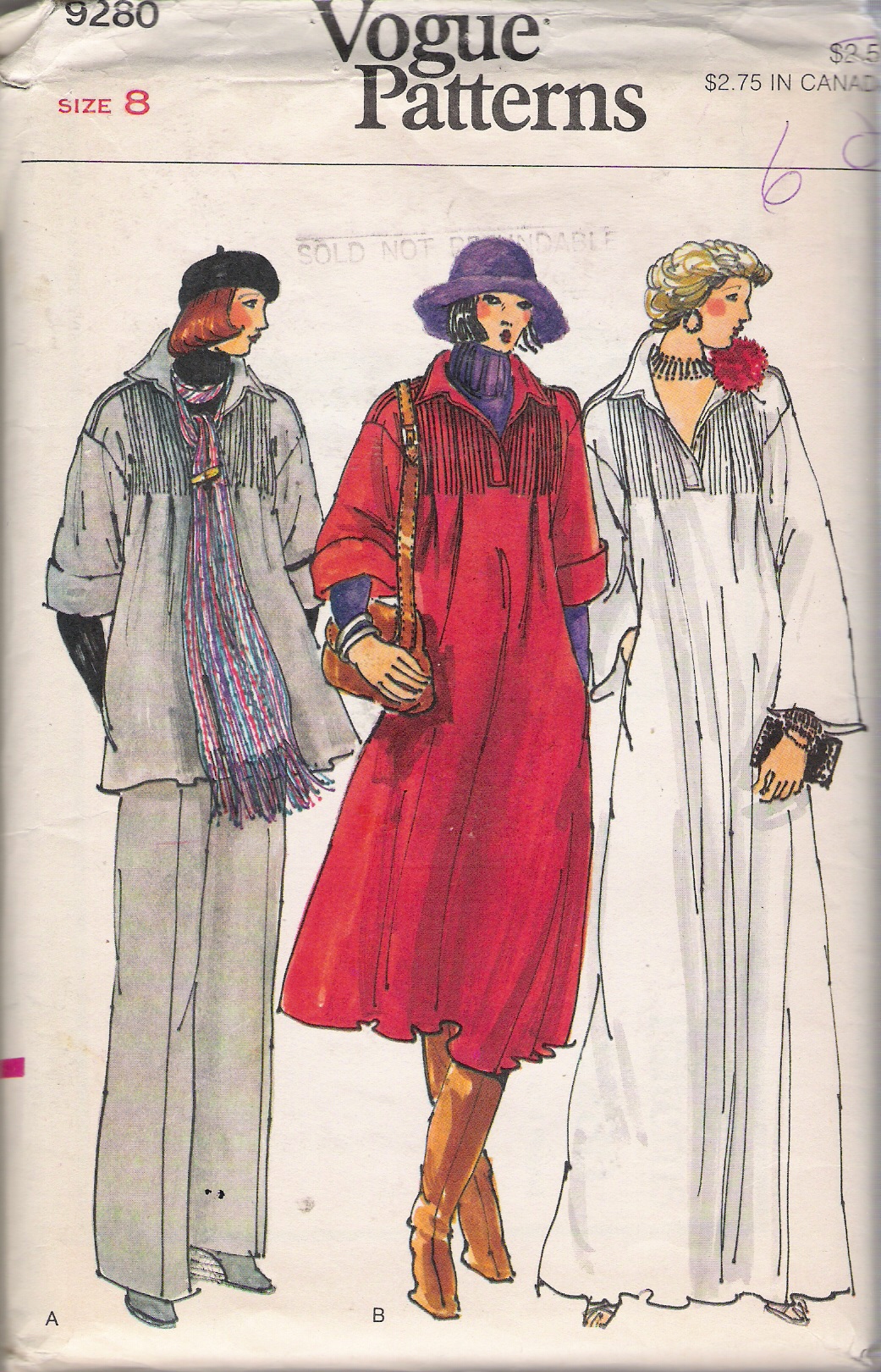 Vogue 9280 - Vintage Sewing Patterns