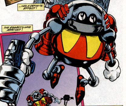 Eggbot - Mobius Encyclopaedia - Sonic the Hedgehog Comics