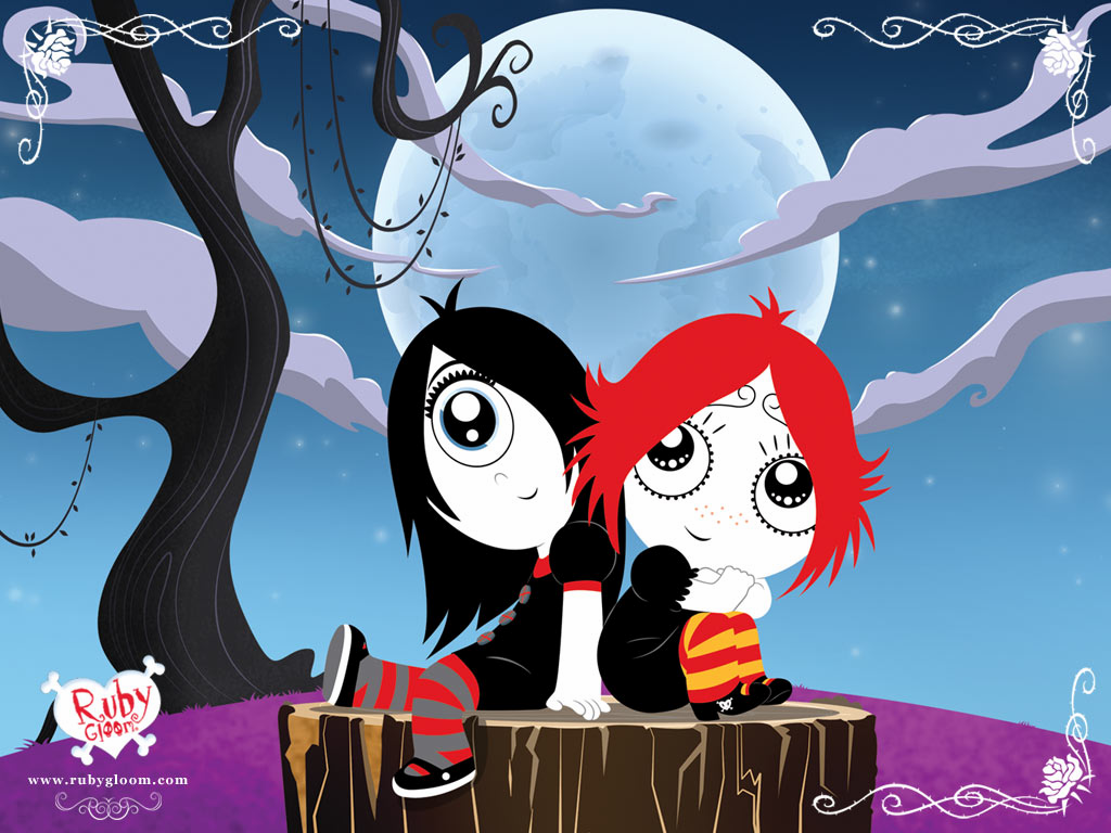 Image - Iris and Ruby Gloom.png - Ruby Gloom Wiki