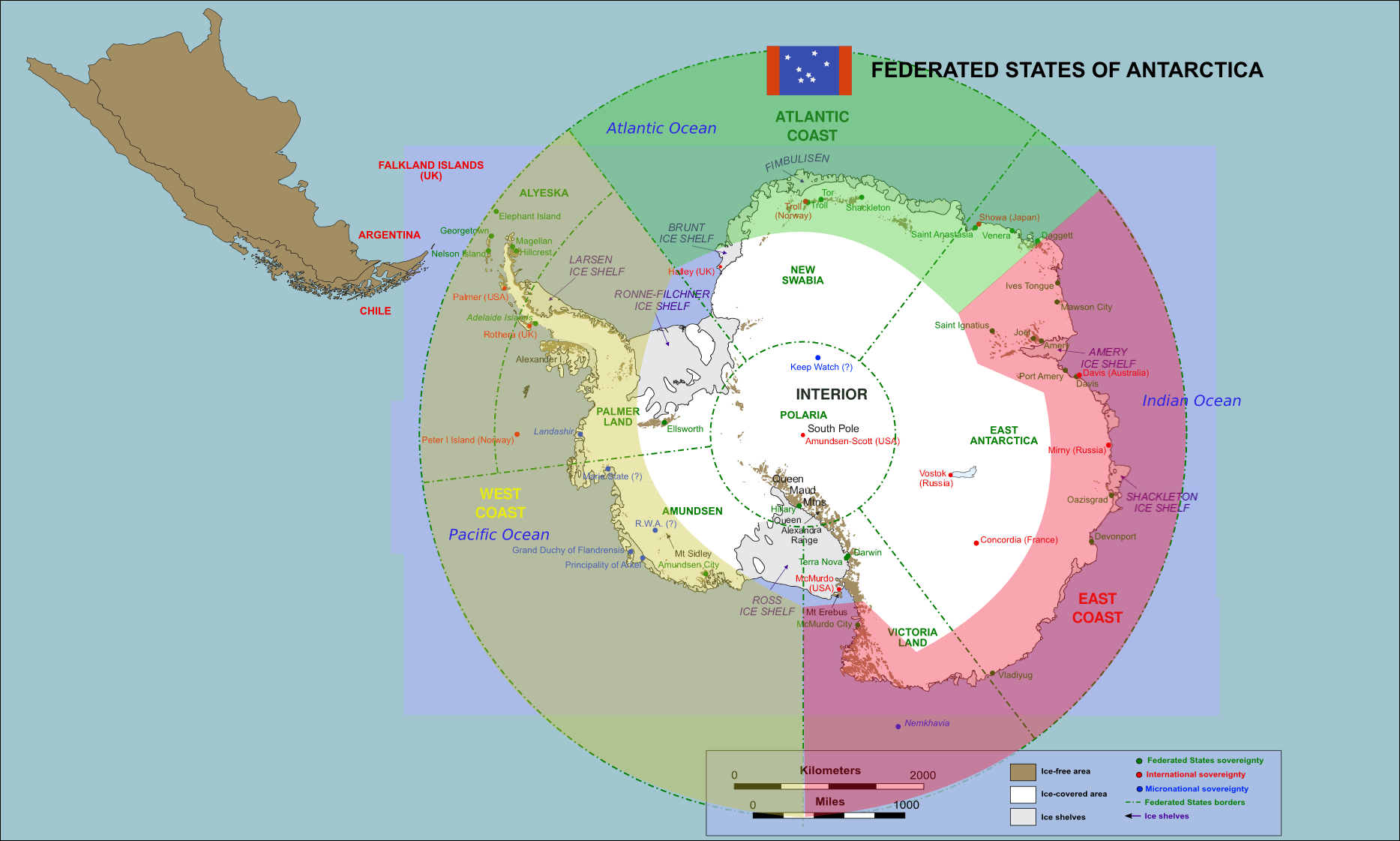 Regions of Antarctica - FSA Wiki