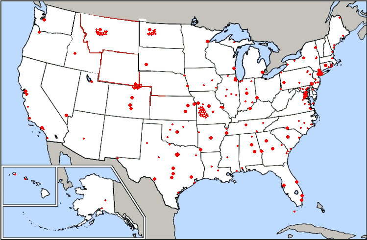 Doomsday Map Of The United States - United States Map