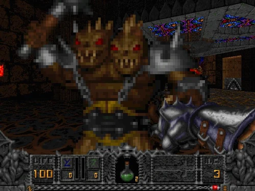 Heretic pc dos id software 1994