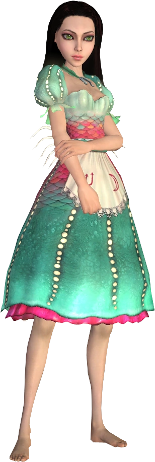 "  the  sirendress is the second dress equipped during deluded