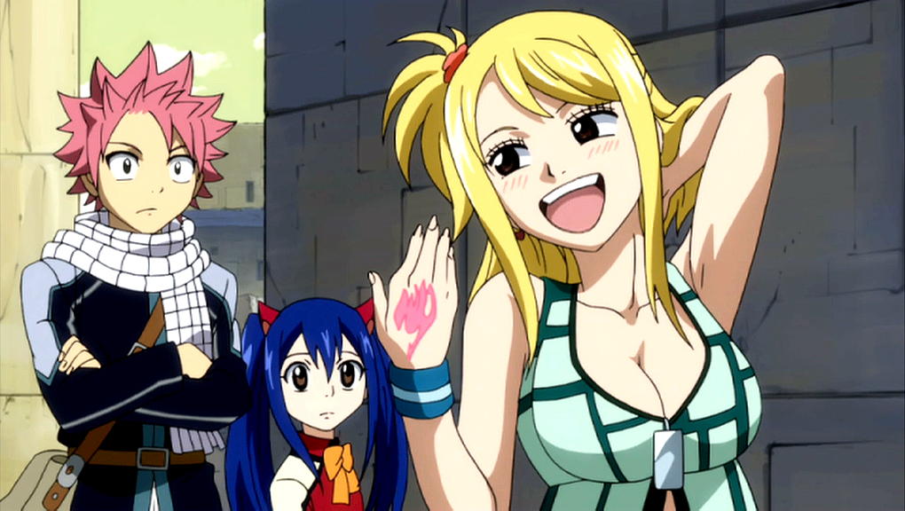 Lucy Heartfilia, Natsu Dragneel & Wendy Marvell vs. Edolas Royal Army ...