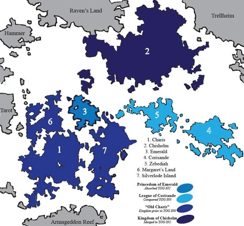 Maps Of Safehold Series