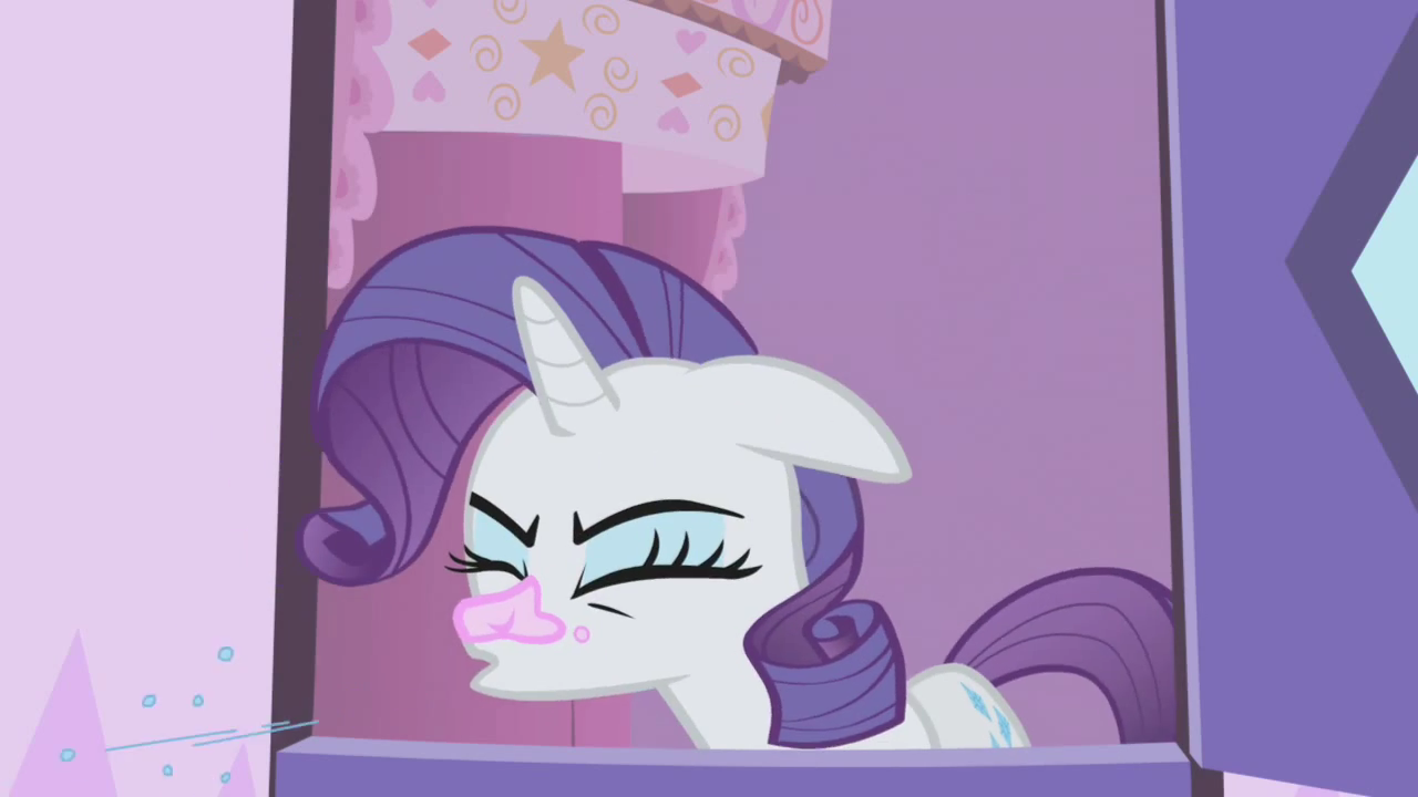 Image - Rarity sneezing S1E05.png - My Little Pony Friendship is Magic Wiki