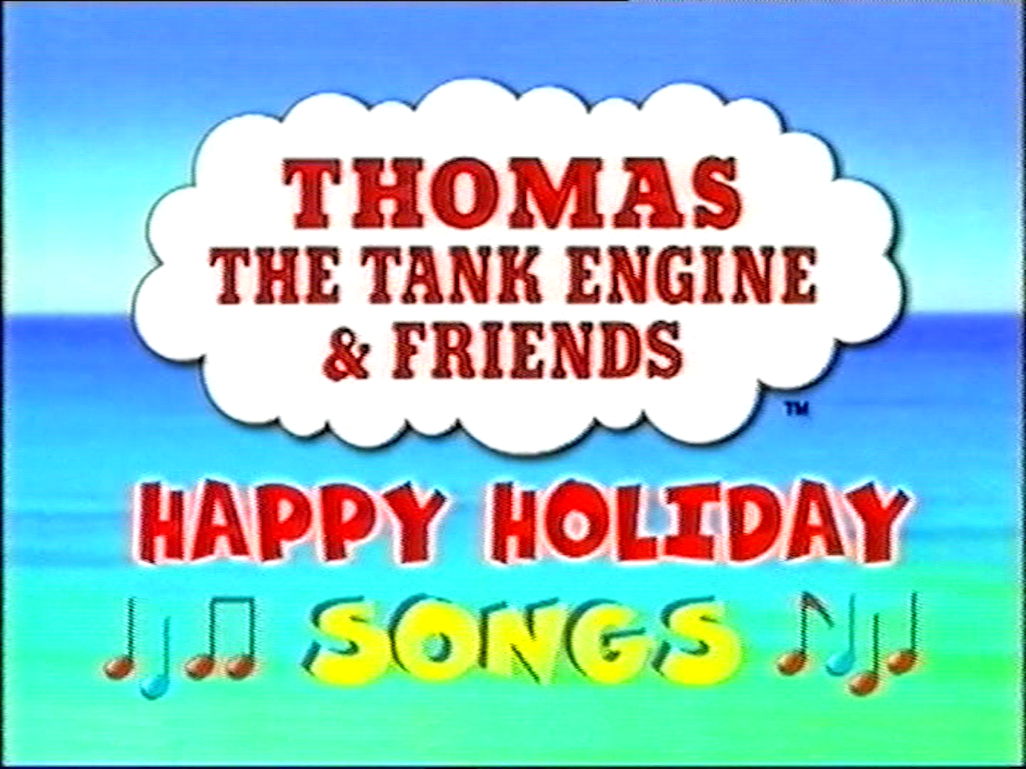 Thomas The Tank Engine And And Friends Happy Holidays Rare Abc Kids ...