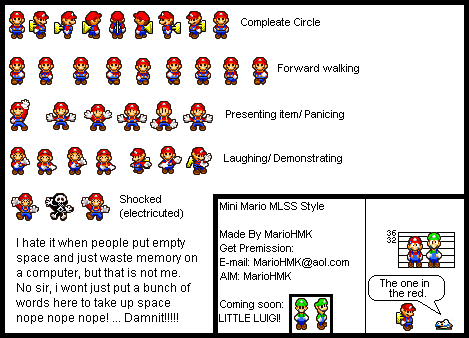 Mini Mario - Sprite Fan Wiki