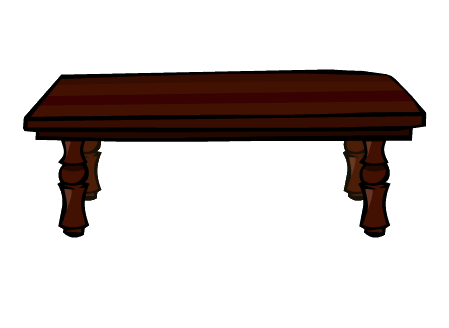 Image - Rosewood Dinner Table.png - Club Penguin Wiki - The free ...