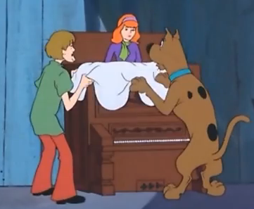 Image - Daphne stuck in a piano AFHMDU.png - Scoobypedia, the Scooby ...