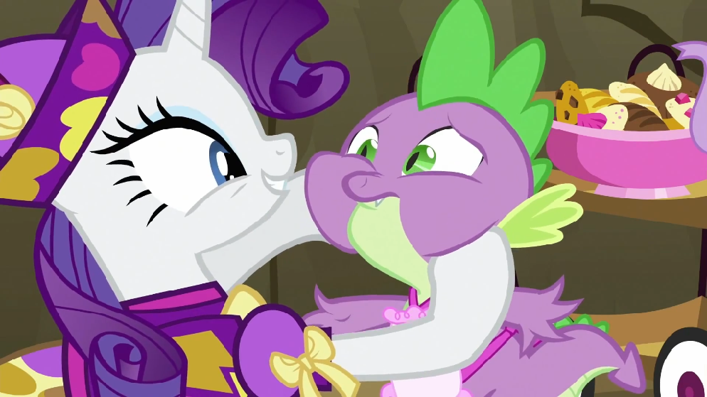 Image - Rarity smothering Spike S2E21.png - My Little Pony Friendship ...