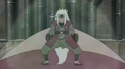 Jiraiya usando Kekkai Ninjutsu