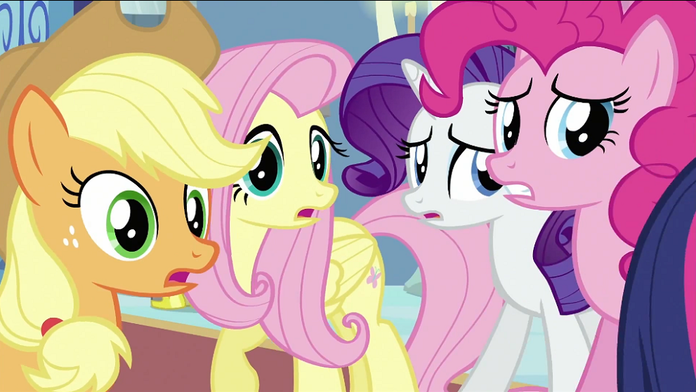 Image - Applejack, Fluttershy, Rarity and Pinkie S2E25.png - My Little ...