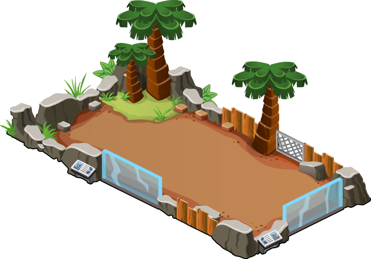 Tiny zoo. Habitat PNG.