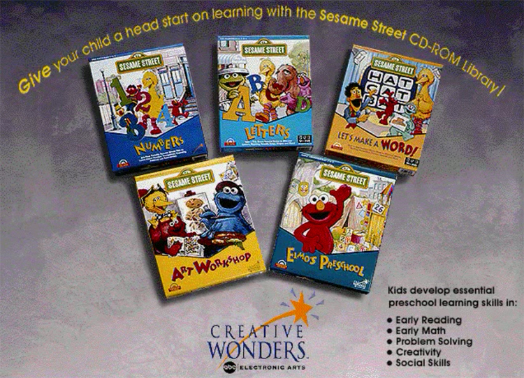 Sesame street let make a word cd rom