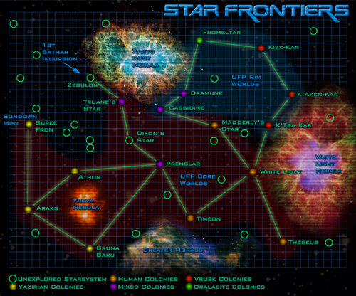 Classic Map of the Frontier - Star Frontiers Wiki