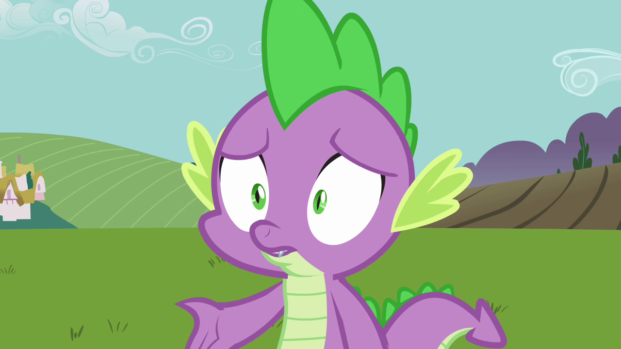 Image - Spike worried about the princess S03E10.png - My Little Pony ...