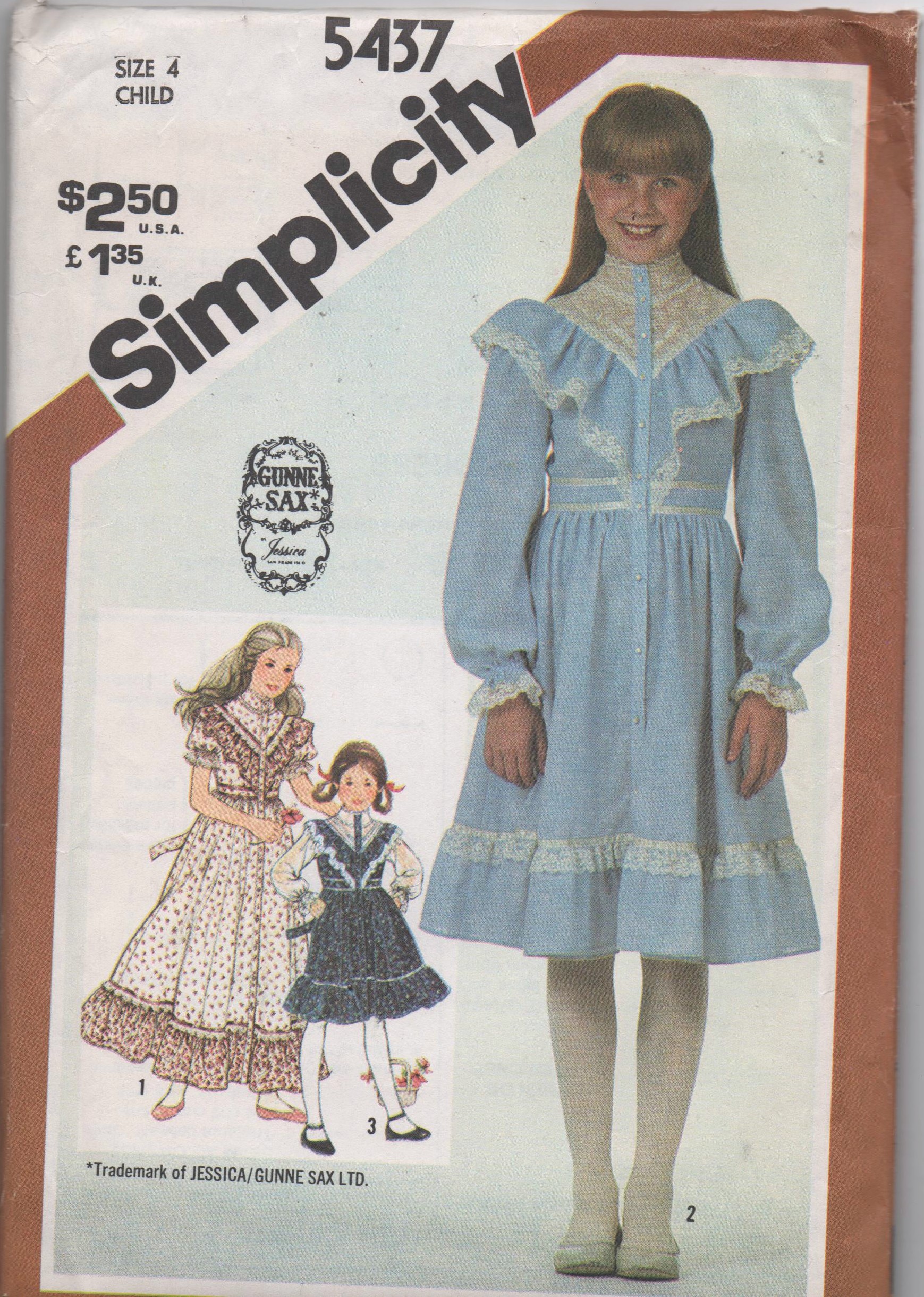 Simplicity 5437 B - Vintage Sewing Patterns