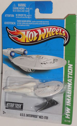 Image - Hotwheels Starship Enterprise Star Trek 2013.jpg - Hot Wheels Wiki