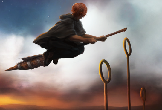 Ron Tries Out the Firebolt - Pottermore Wiki