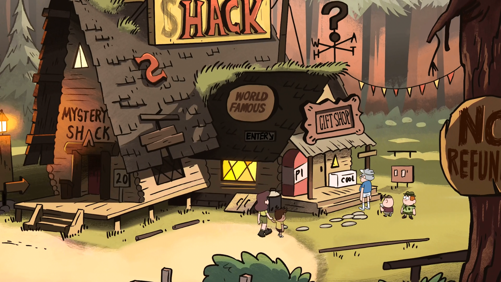 Image - S1e6 Shack close up.png - Gravity Falls Wiki