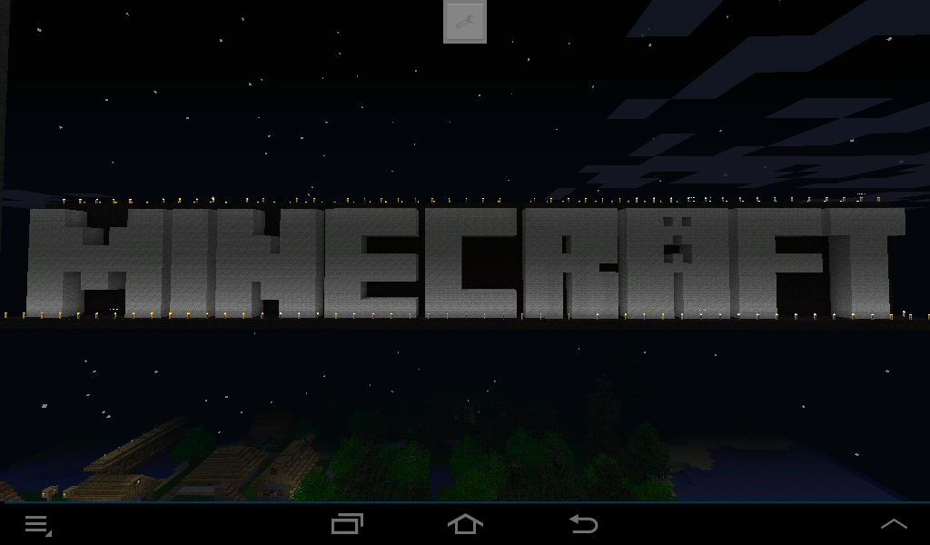 Minecraft logo in Pocket Edition - Minecraft Pocket Edition Wiki