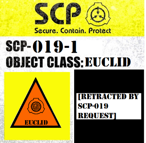 SCP-019-1 - SCP: Containment is Magic Wiki