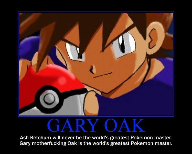 Image - Gary oak poster by awesomenessdk-d348zzo.jpg - Awesome Pokemon ...