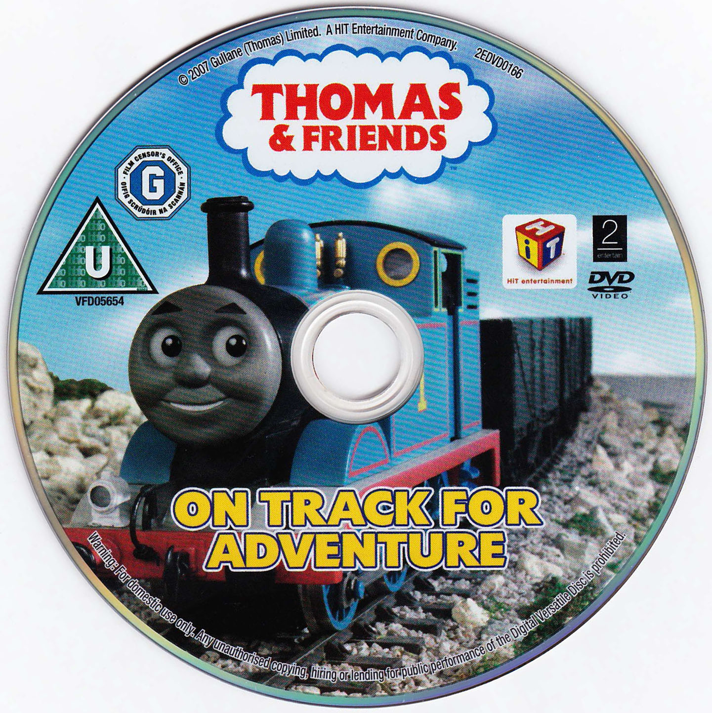 Image - OnTrackforAdventure2007DVDDisc.jpg - Thomas the Tank Engine Wikia