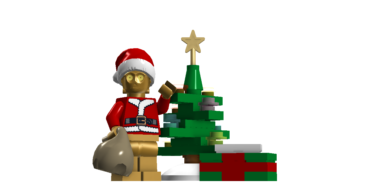 Image - 3PO Christmas.png - Brickipedia, the LEGO Wiki