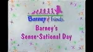 Barney's Sense-Sational Day! (1993 PBS Kids Sprout version) - Custom ...