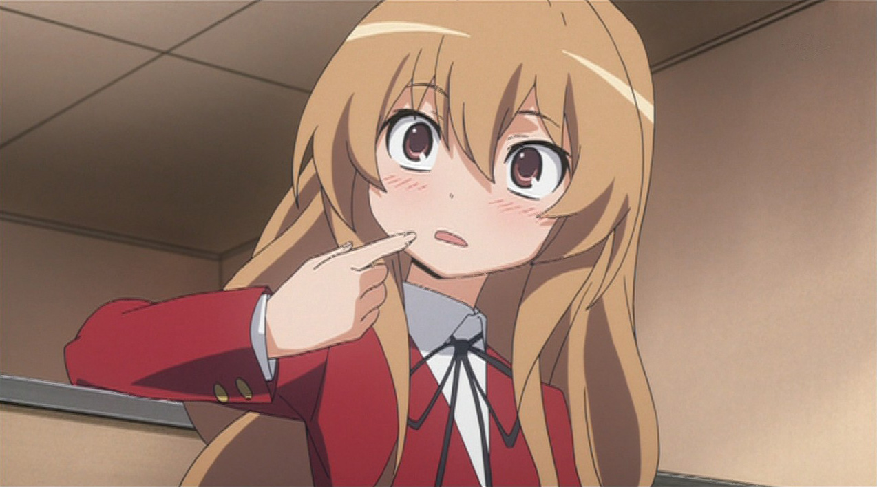 Image - 26 taiga pointing her self.jpg - Toradora Wiki