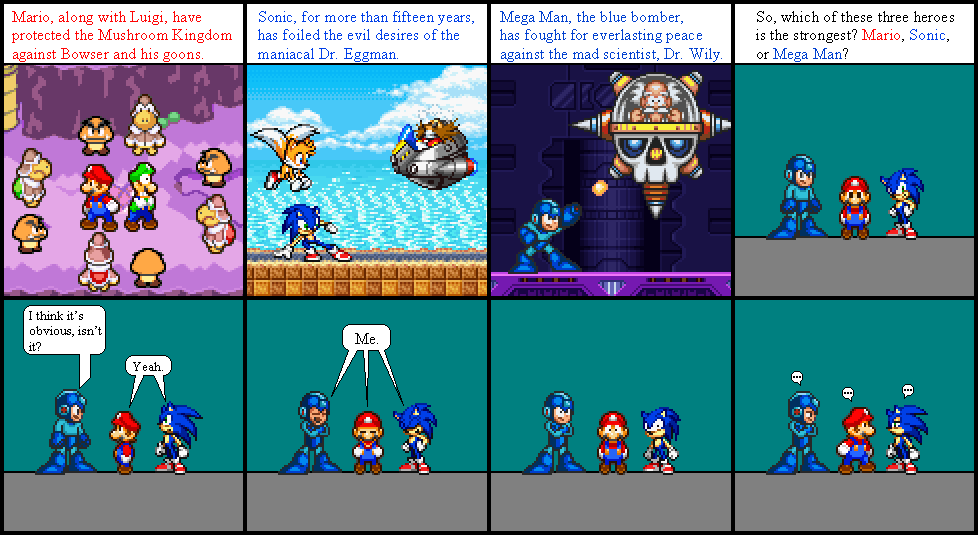 Mario V.S. Sonic V.S. Mega Man Issue 1 - Party Ninja Wiki