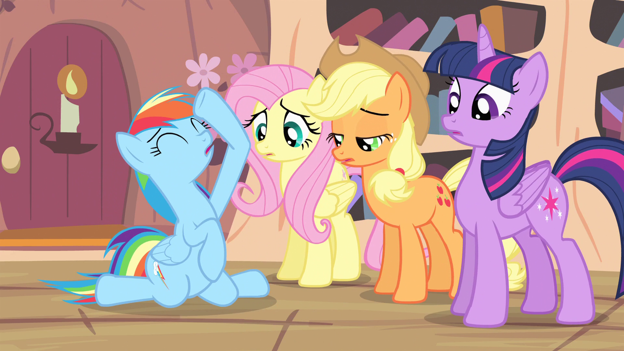 Image - Rainbow Dash being dramatic S4E7.png - My Little Pony ...