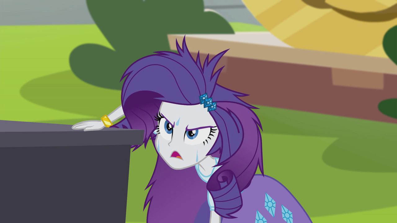 Image - Rarity sweaty and with messy hair EG2.png - My Little Pony ...