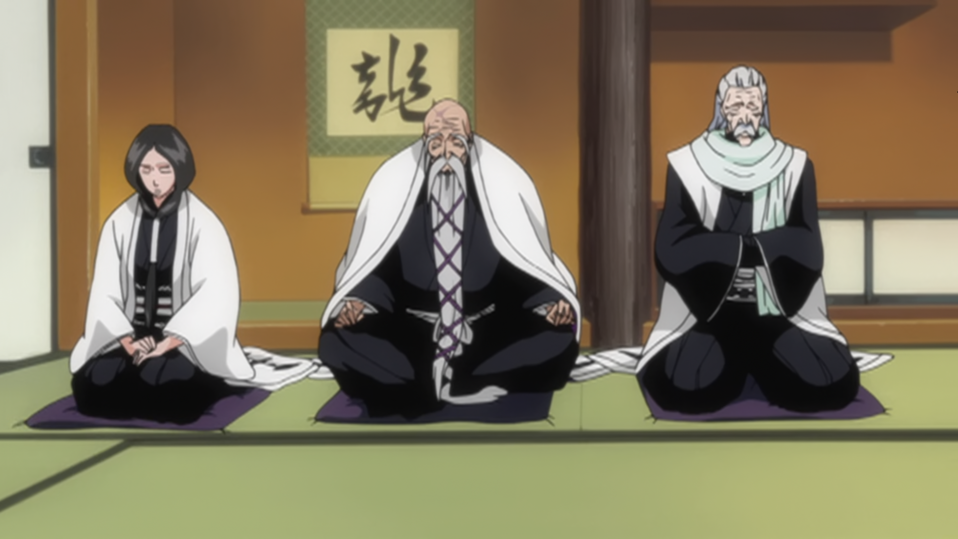 206Unohana, Yamamoto, and Ginrei witness