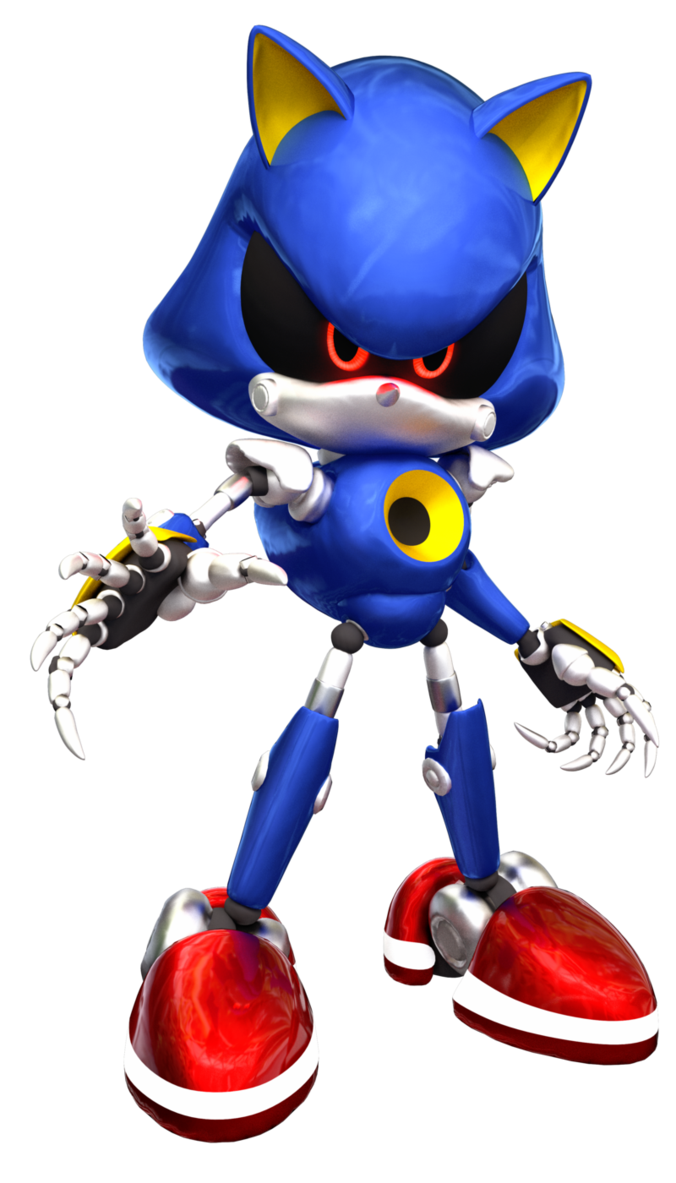 Archivo:Metal sonic 3d by fentonxd-d5g24ev.png - Mario Fanon Wiki