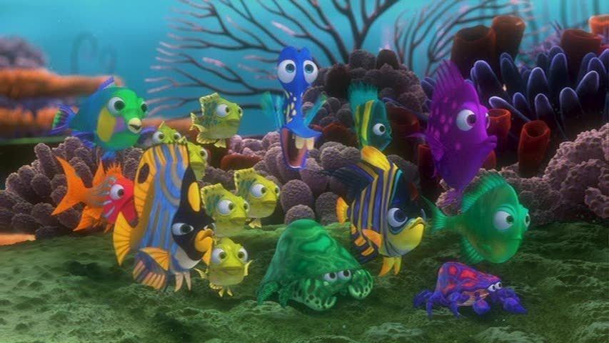 Screenshot from the movie! - Nemo's Reef Wiki