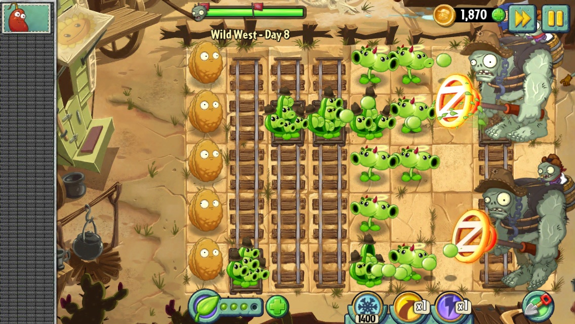 Wild West - Day 8 - Plants vs. Zombies Wiki, the free Plants vs ...