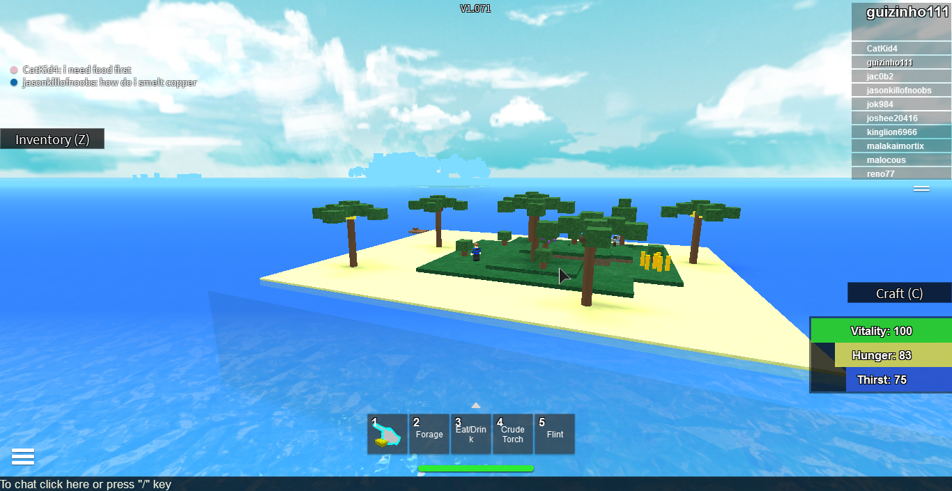 Tropical isolated island - Roblox Survival Beginnings Wiki