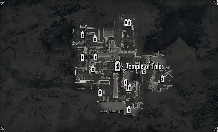 Shrine Of Talos Skyrim Map - World Map